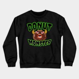 Donut Monster Halloween Shirt Crewneck Sweatshirt